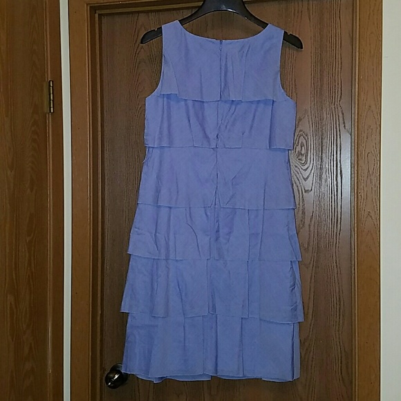 Talbots ruffle layer dress - Picture 4 of 5